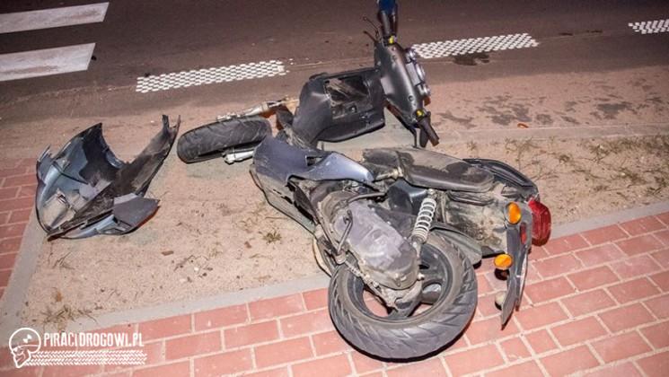 Przejażdżka motorowerem skończyła się tragicznie