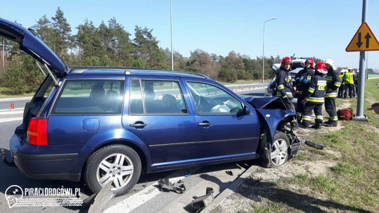 Wypadek dwóch osobówek na obwodnicy Opola!