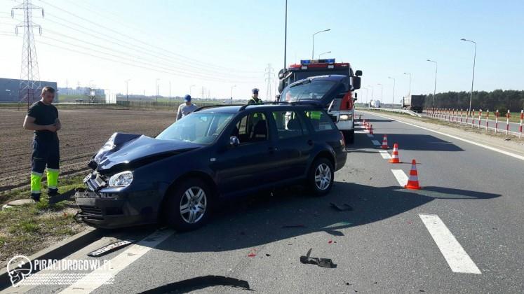 Wypadek dwóch osobówek na obwodnicy Opola!