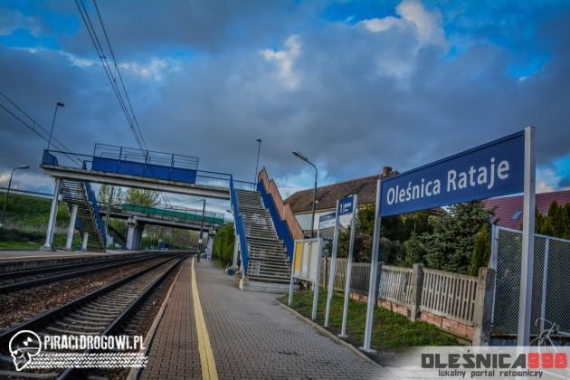 Chciał zatrzymać pociąg 'na stopa'