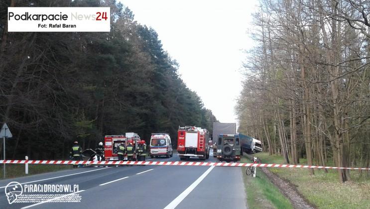 WYPADEK NA DK 19 W ZDZIARACH.