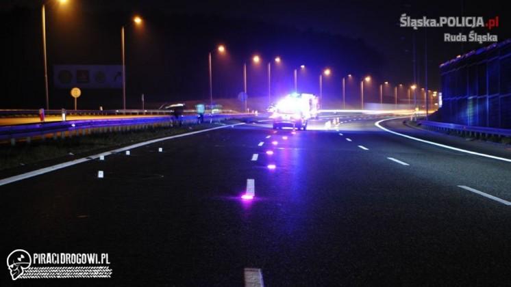 Potrącenie pieszego obywatela Mołdawii na autostradzie A4