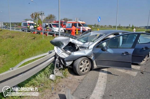 Wypadek na obwodnicy Szubina. Sprawca miał w organizmie 3 promile!