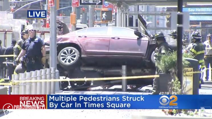 Rozpędzony samochód wjeżdżał w ludzi w Nowym Jorku. Są zabici i ranni!