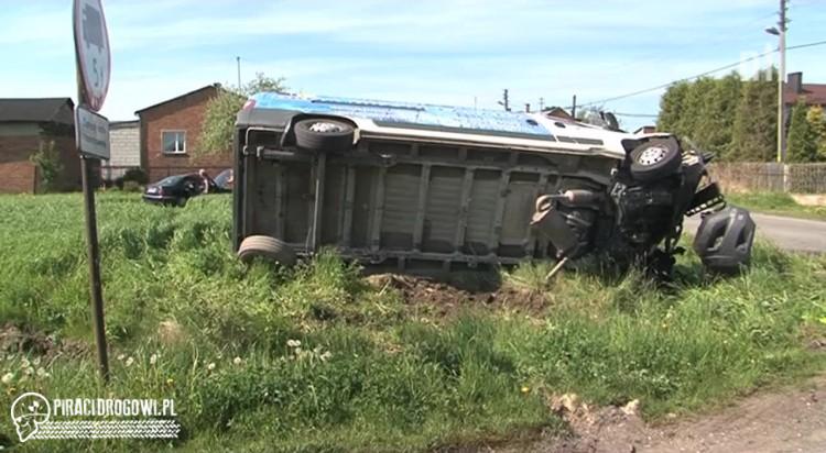 Wypadek na niebezpiecznym skrzyżowaniu w Okrajszowie pod Radomskiem!