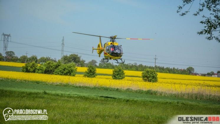 Pod Wrocławiem bus śmiertelnie potrącił motorowerzystę
