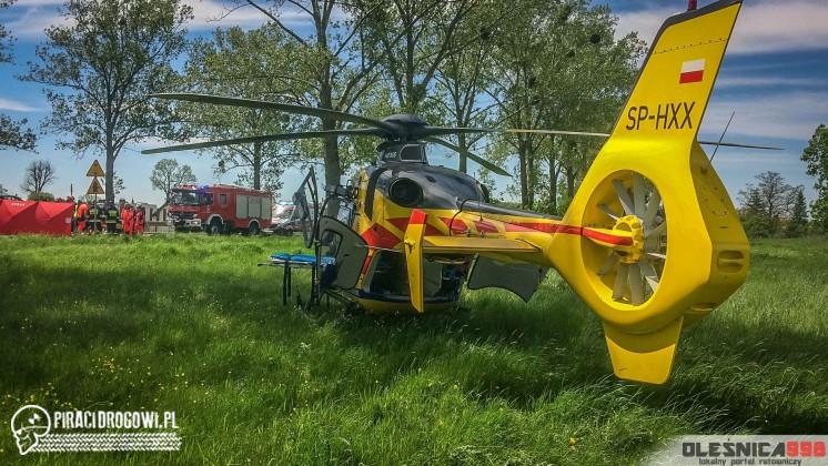 Pod Wrocławiem bus śmiertelnie potrącił motorowerzystę