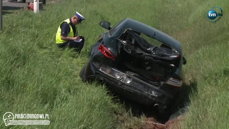 Wypadek limuzyny BOR. Kierowca ciężarówki zepchnął ją do rowu!