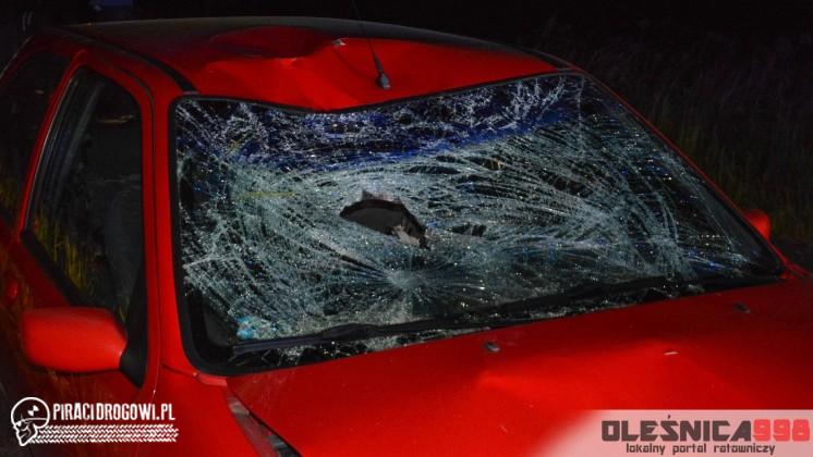 Do potrąconego w powiecie oleśnickim wezwano śmigłowiec LPR