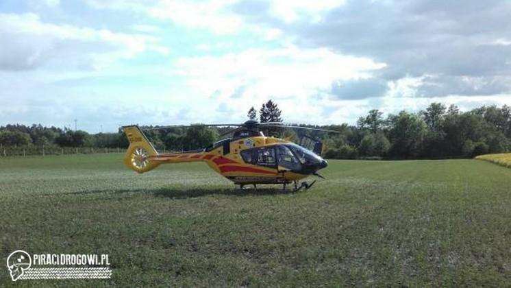 Potężne uderzenie audika w drzewo