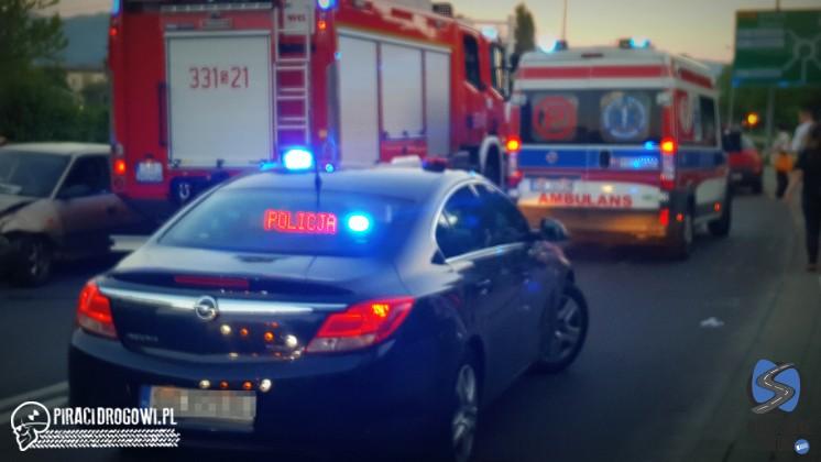 Pijany w sztok sprawca kolizji w Bielsku-Białej zatrzymany przez świadka 