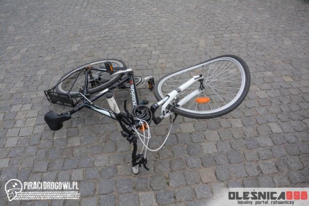 Nie ustąpił pierwszeństwa rowerzyście. Potrącił go