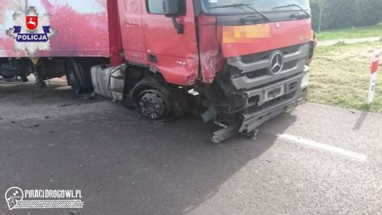 Na krajowej 19, w zderzeniu passata z tirem zginęły 2 osoby