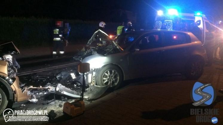 Sprawca poważnego wypadku uciekł pozostawiając ranną pasażerkę