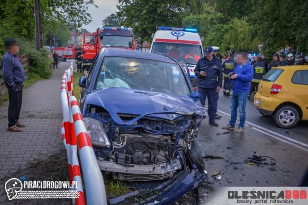 Czołowe zderzenie na krajowej 25. W akcji dwa śmigłowce LPR!