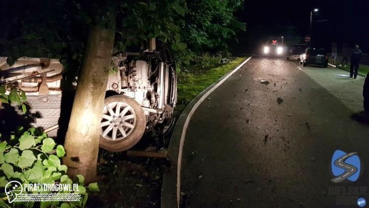 Passatem uderzył w nasyp i sunął 70m niszcząc pod drodze wszystko