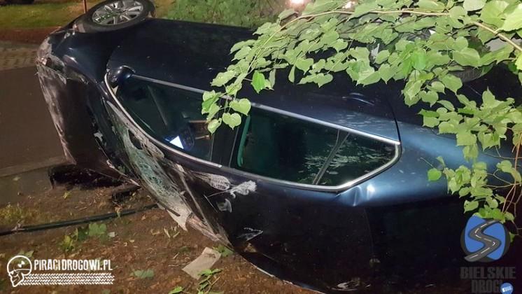 Passatem uderzył w nasyp i sunął 70m niszcząc pod drodze wszystko