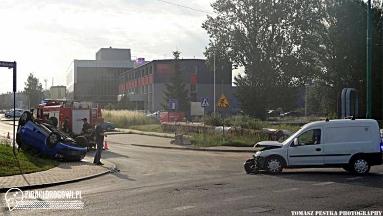 Prawo jazdy ma od miesiąca i już spowodował wypadek w Tychach