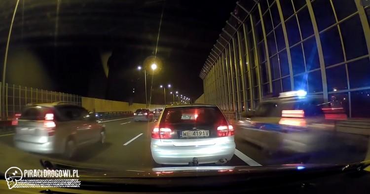 Policyjny pościg za drogowym cwaniakiem