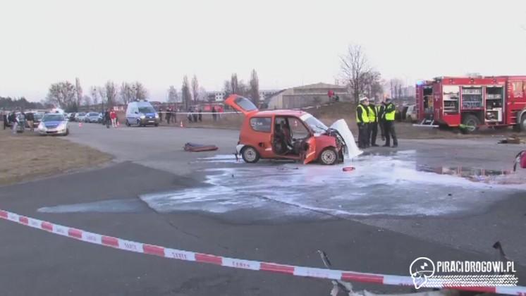 Kobieta z dwójką dzieci potrącona przed wyścigami na lotnisku w Pile