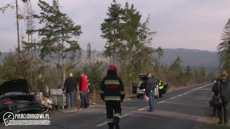 Groźny wypadek pod Zakopanem. 9 osób rannych. 