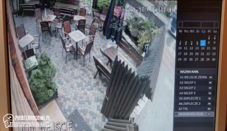 TIR staranował ogródek piwny i wbił się w restaurację. Nagranie z monitoringu!