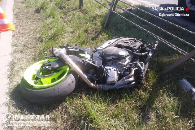 32-letni motocyklista zginął w wypadku na Śląsku