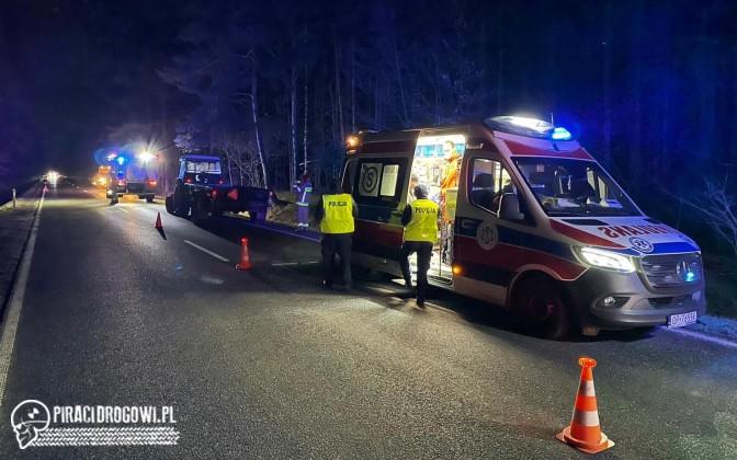 96-letni kierowca fiata uno zderzył się z traktorem