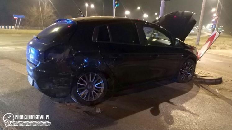 Pijany kierowca 'nie zauważył czerwonego światła' i doprowadził do wypadku!