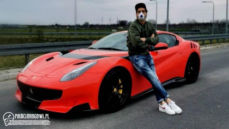 Kuba Wojewódzki pędził Ferrari F12 TDF 250 km/h? Policja sprawdza i grzmi!