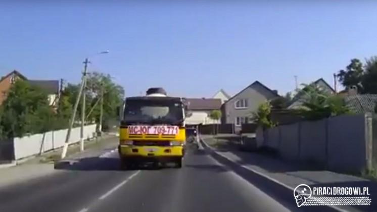 Zderzenie z betoniarką