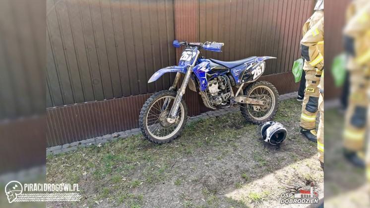 Motocyklista zaczął sezon z przytupem, rozbił się mając ponad 2 promile alkoholu