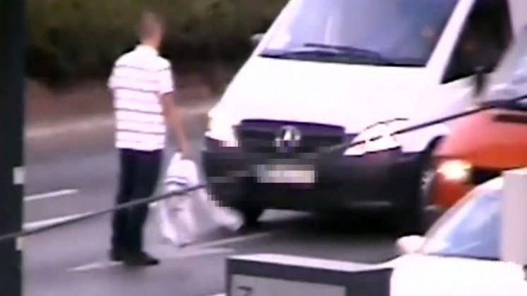 Wypił i rozrabiał na rondzie