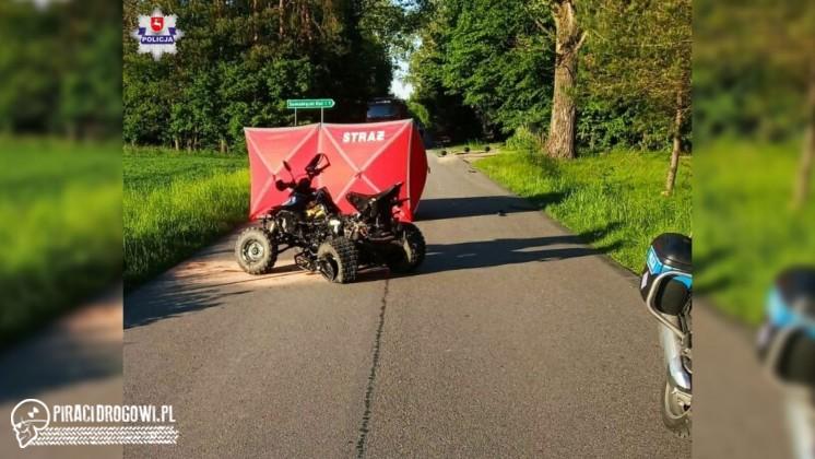 Tragiczny wypadek na quadzie. 35-letni kierowca zginął.