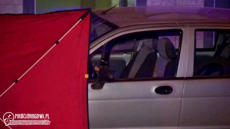  Tragiczny wypadek w Łodzi. Pijany kierowca rozbił matiza na latarni.