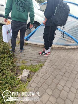 Wypadek na rondzie Jagiellonów w Bydgoszczy 