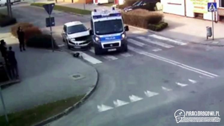 Taka sytuacja z radiowozem