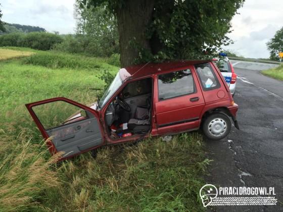 Tico roztrzaskało się na drzewie!