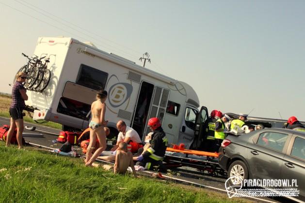 Kierowca kampera sprawcą karambolu. 14 osób zostało rannych!