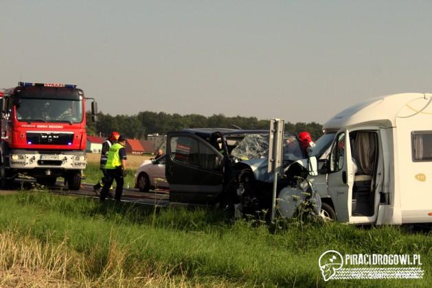 Kierowca kampera sprawcą karambolu. 14 osób zostało rannych!