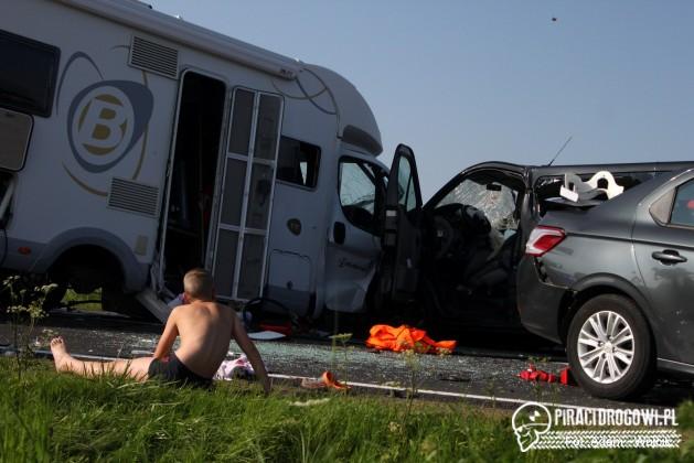 Kierowca kampera sprawcą karambolu. 14 osób zostało rannych!