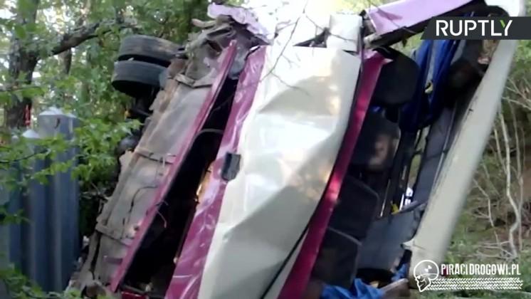 Tragiczny wypadek autokaru na Krymie. Nie żyje 7 osób, a 13 jest rannych!