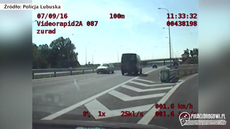 60-latka pędziła pod prąd, ruchliwą trasą S3. To mogło skończyć się tragicznie! 