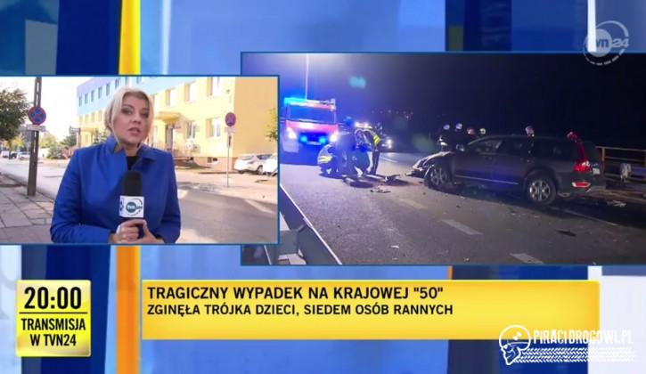 Tragedia na krajowej pięćdziesiątce. Nie żyje troje dzieci.