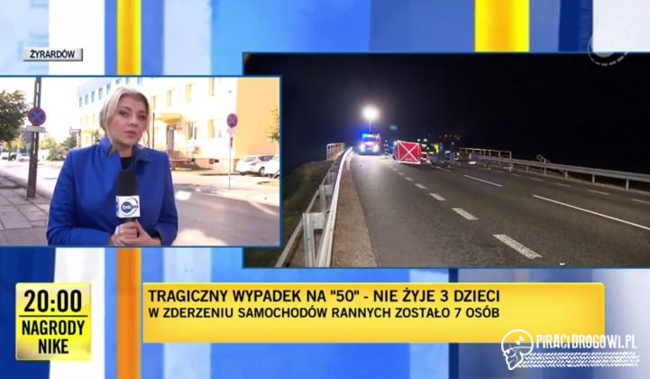 Tragedia na krajowej pięćdziesiątce. Nie żyje troje dzieci.