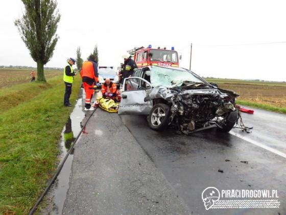 Groźny wypadek na DW 416 w Kórnicy!