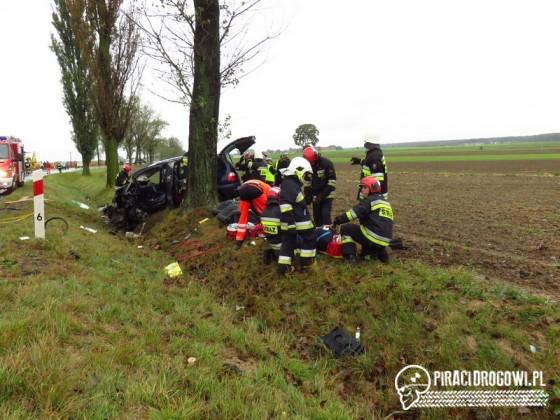 Groźny wypadek na DW 416 w Kórnicy!