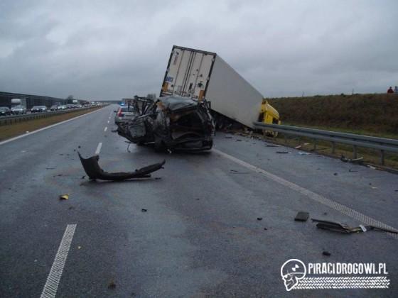 wypadek pod warszawą