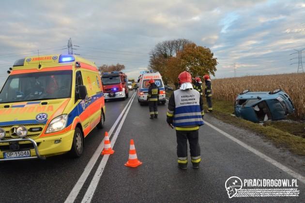 Dachowanie fiata z czteroosobową rodziną!