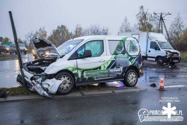 Zderzenie 3 samochodów w Głogowie!